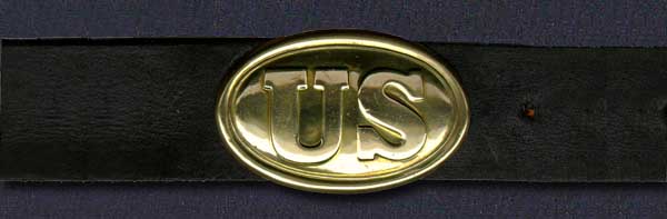 Belt and US oval buckle
