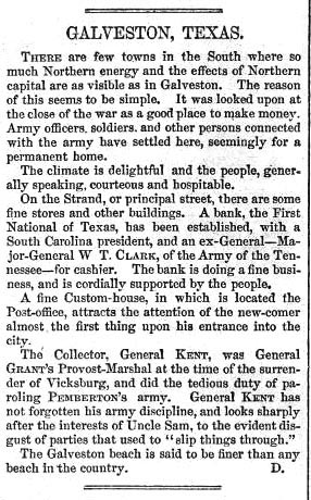 Galveston Article 10/20/1866